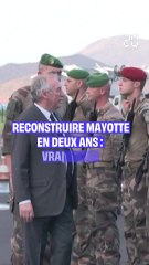 Mayotte: reconstruire en deux ans, "c'est un objectif qu'il faut se fixer", martèle François Bayrou