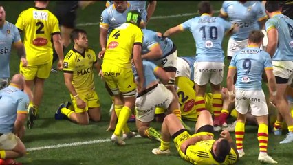 TOP 14 - Essai de Ignacio RUIZ (USAP) - USA Perpignan - Stade Rochelais