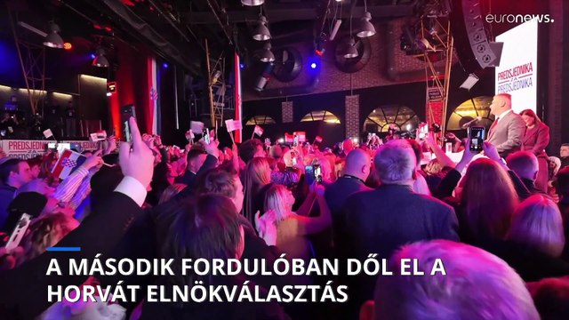A második fordulóban, Milanović és Primorac között dől el a horvát elnökválasztás