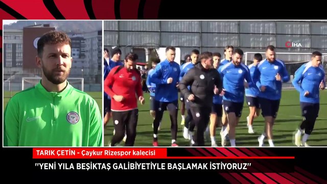 Çaykur Rizespor kalecisi Tarık Çetin'den Beşiktaş'a gözdağı!