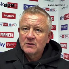 Chris Wilder on Sheffield United 1 WBA 1