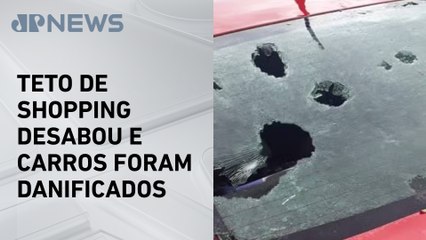 Chuva com granizo provoca destruição em SP