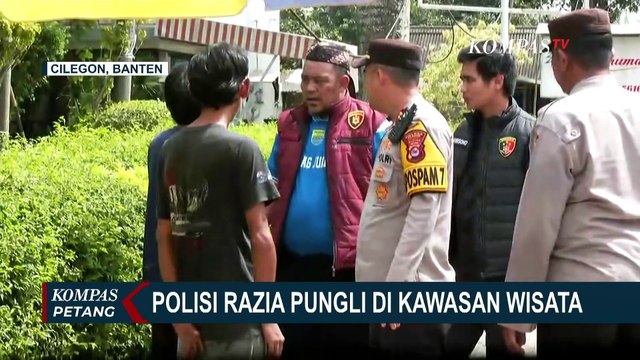 Polres Cilegon Razia Pungli di Kawasan Wisata Anyer Selama Libur Nataru
