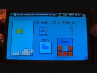 Tetris sur Archos 605