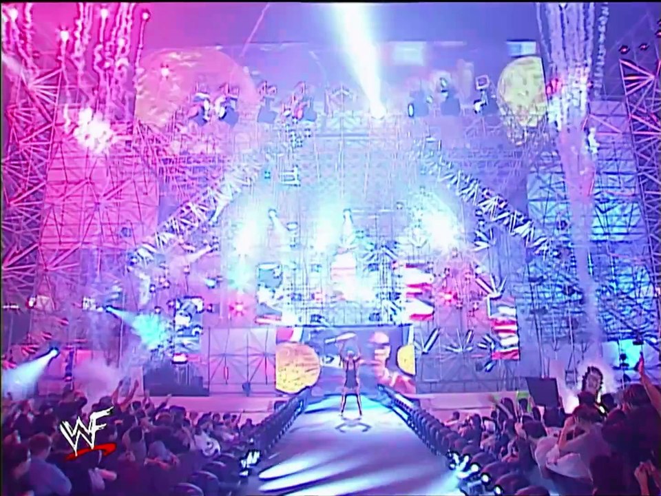 Kurt Angle Entrance WrestleMania 18