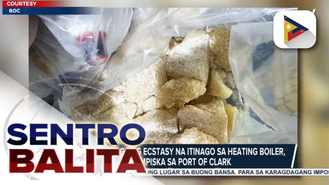 Higit P1-M halaga ng ecstasy na itinago sa heating boiler, nakumpiska sa Port of Clark