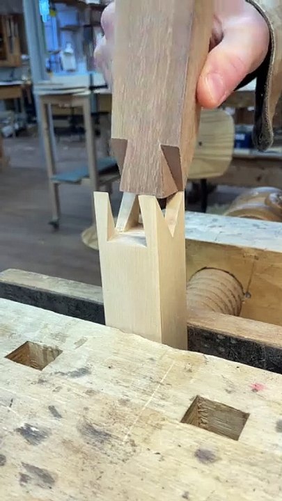 "Mesmerizing Woodworking Mastery: ASMR Edition"-#satisfying #joinery #tiktokwoodworkercommunity #woodworkingcommunity #asmr #woodcraft #craftsmanship #woodworker"-✔✅project2025
