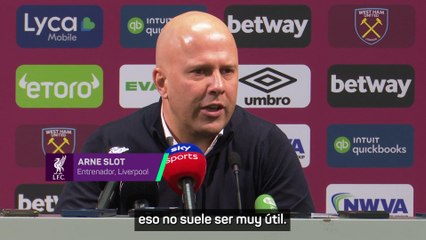 Slot: "Salah es extraordinario, sin duda"