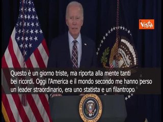 Biden ricorda l'ex Presidente Jimmy Carter: L'America ha perso un leader straordinario