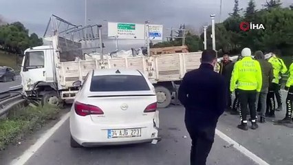 TEM otoyolunda zincirleme kaza