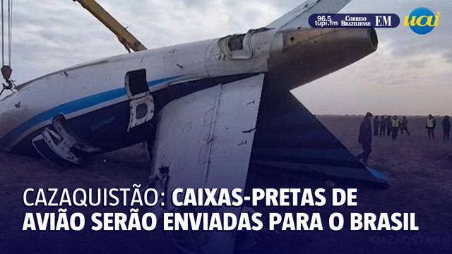 Caixas-pretas do avião que caiu no Cazaquistão serão enviadas ao Brasil