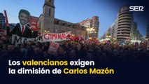 Tercera manifestación en Valencia contra el presidente Carlos Mazón