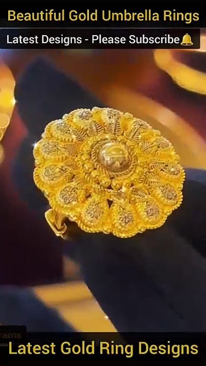 Gold Ring Designs   Gold Rings  Umbrella Gold Ring Designs #ringdesign #ring #gold #viral #vlog  #28