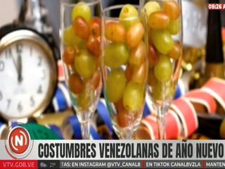 Venezolanos se preparan para recibir el año nuevo con sus costumbres y tradiciones