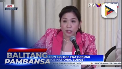 Economic managers ni PBBM, tiniyak na nakatutok sa pagpapabuti sa buhay ng mga Pilipino ang 2025 national budget