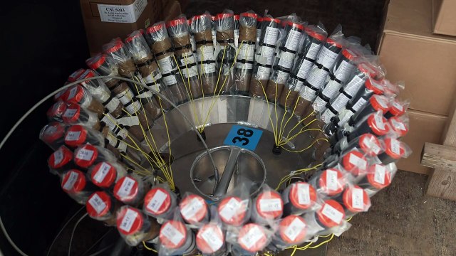 Preparations for London's NYE firework display gets underway