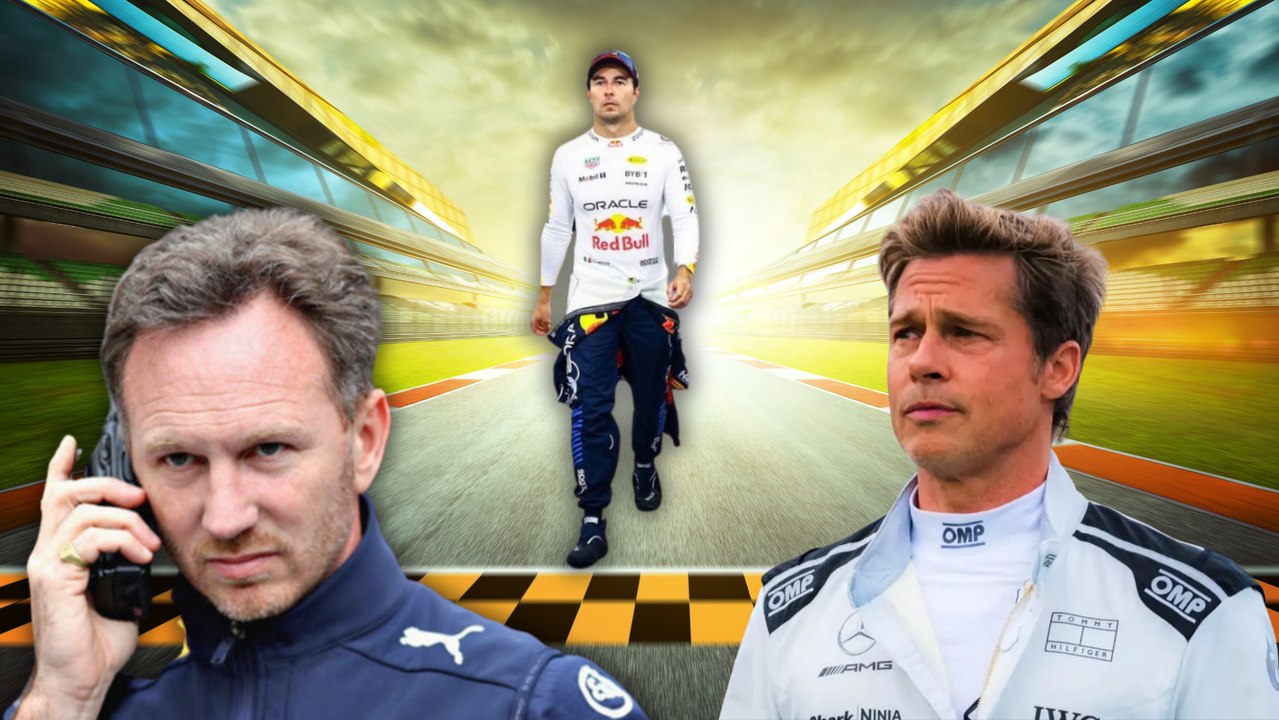 Red Bull sin Checo Pérez...¿el villano de la película de F1 de Brad Pitt?