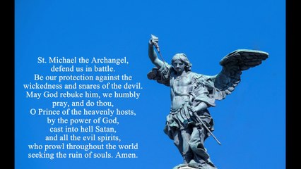 Prayer to St. Michael the Archangel