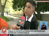 Caracas | Jóvenes deportistas disfrutan del nuevo skatepark ubicado en la parroquia Sucre