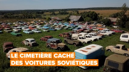 Le cimetière caché des voitures soviétiques