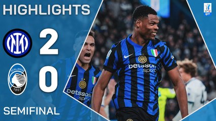 Inter vs Atalanta (2–0) | Supercopa Italia 2024 | Semifinal