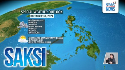 Sa Metro Manila, may tsansa naman ng localized thunderstorms | Saksi