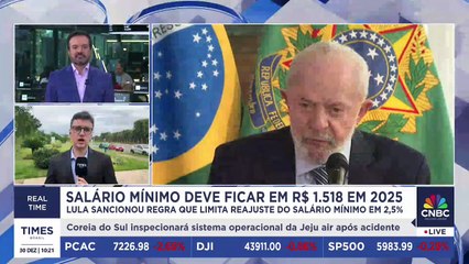 Salário mínimo deve ficar em R$ 1.518 em 2025