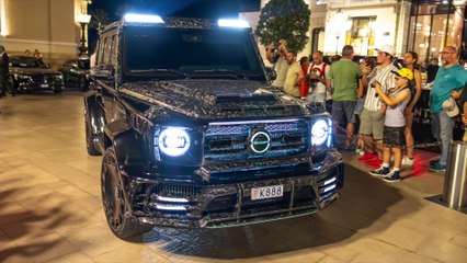 Mansory Mercedes G63 AMG - Accelerations, LOUD Bangs & Driving in Monaco !