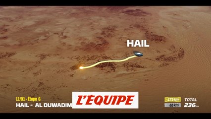 Le tracé de la 6e étape - Rallye raid - Dakar 2025