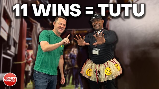 BMitch puts on a tutu for Commanders win No. 11 I BMitch & Finlay Show