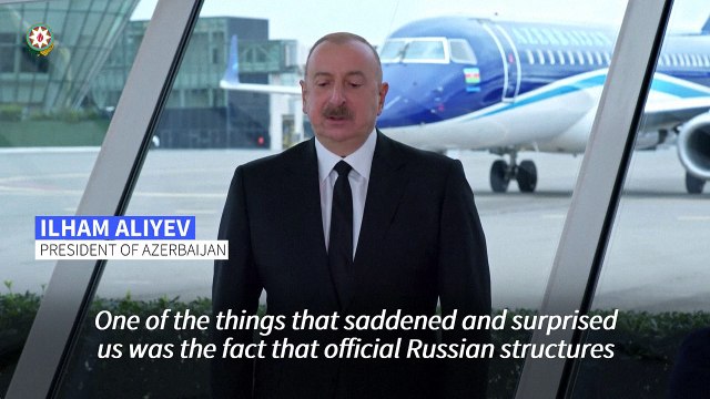 Azerbaijan demands Russia admit to shooting at plane before crash