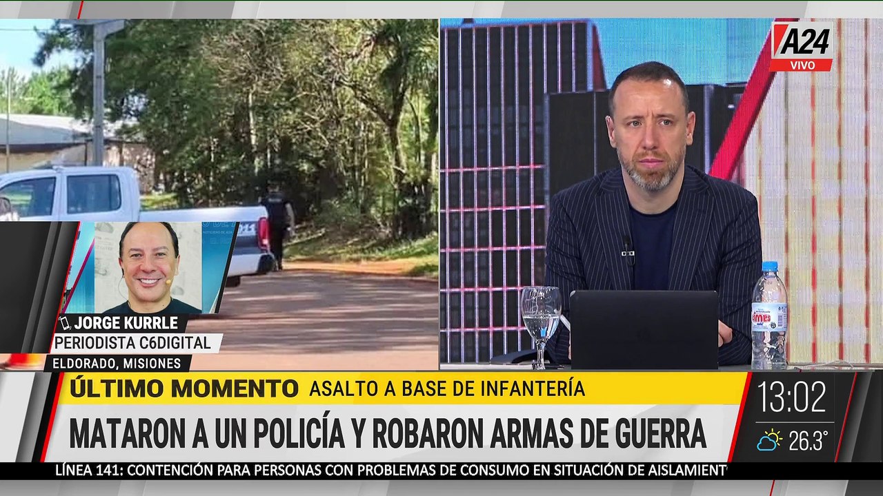 🚨  CRIMEN Y ROBO EN UNA UNIDAD DE INFANTERÍA EN MISIONES: UN OFICIAL MUERTO Y ROBO DE ARMAS