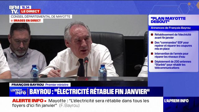 Mayotte: François Bayrou veut interdire et empêcher la reconstruction des bidonvilles