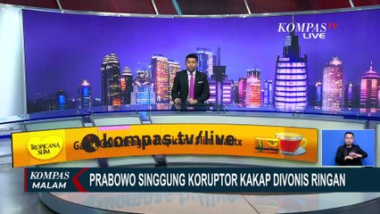 Presiden Prabowo Singgung Koruptor Kelas Kakap Dijatuhi Vonis Ringan!