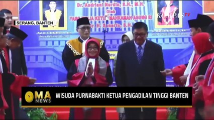 Wisuda Purnabakti Ketua Pengadilan Tinggi Banten Andriani Nurdin  - MA NEWS
