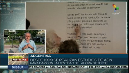 Abuelas de Plaza de Mayo encuentran al nieto 138