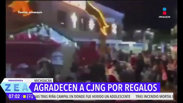 Agradecen a El Mencho por regalos a niños en Coalcomán, Michoacán