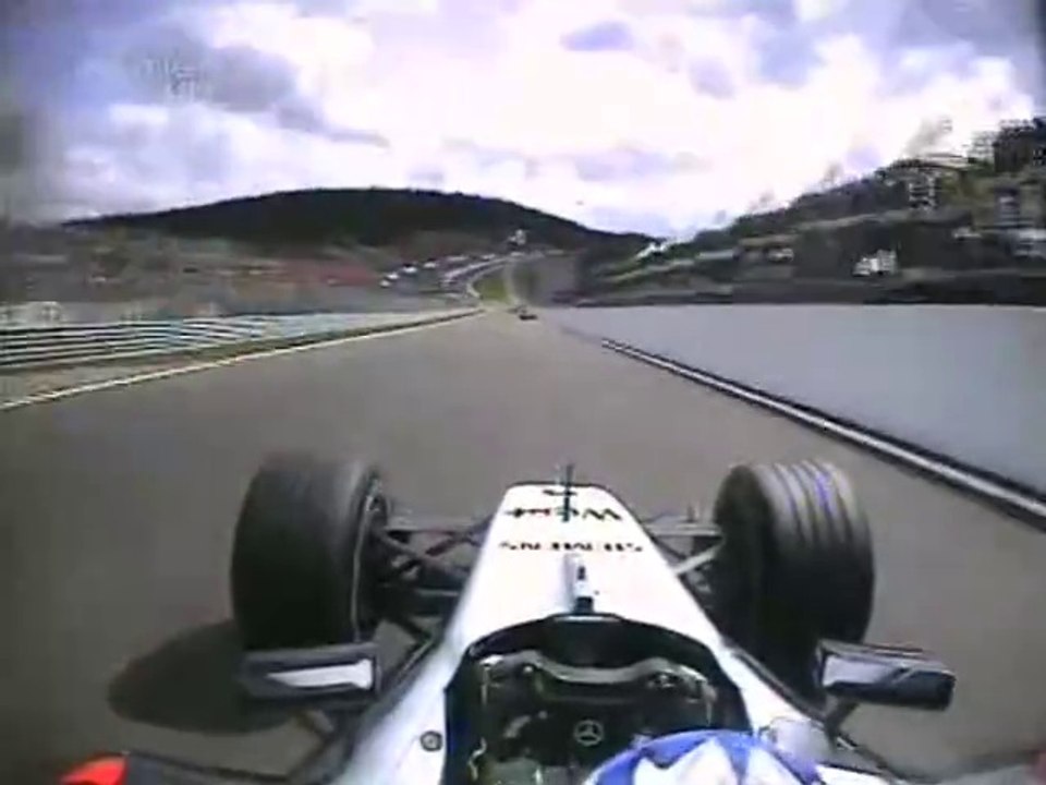 F1 – Kimi Räikkönen (McLaren Mercedes V10) Onboard – Belgium 2004