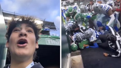 NFL: Captan pelea entre jugadores de Eagles y Cowboys en el túnel, hasta los árbitros intervinieron