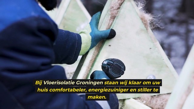 Vloerisolatie Groningen