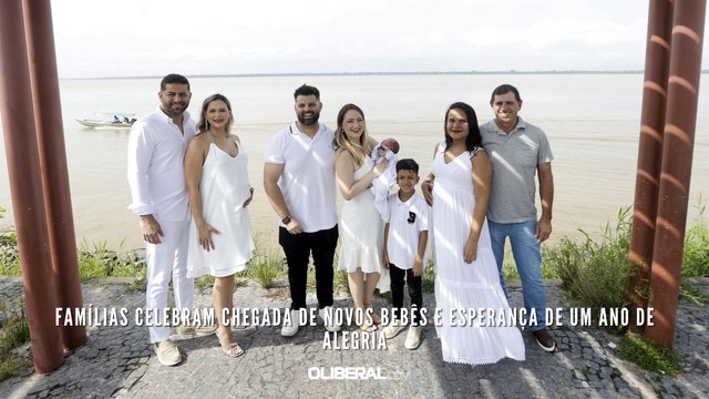 Famílias celebram chegada de novos bebês e esperança de um ano de alegria