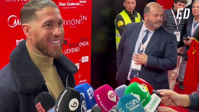 Sergio Ramos no quiso perderse el adiós de Jesús Navas