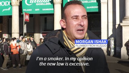 Mixed views in Milan ahead of outdoor smoking ban in Italian city