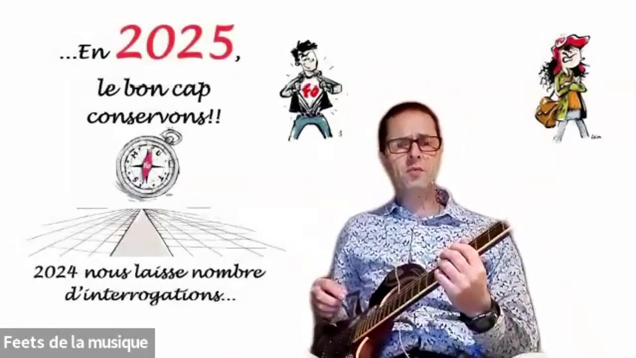« 2025, gardons le cap » sur l’air de « Recommence-moi »  de Santa