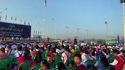 Ethnic Karen people in Myanmar celebrate traditional new year