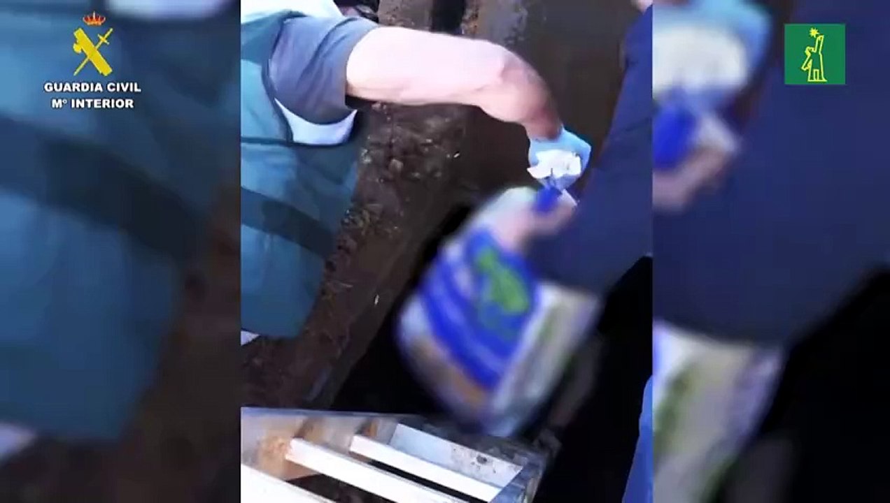 España decomisa siete toneladas de cocaína ocultos bajo terra