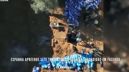 Espanha apreende sete toneladas de cocaína escondidas em fazenda