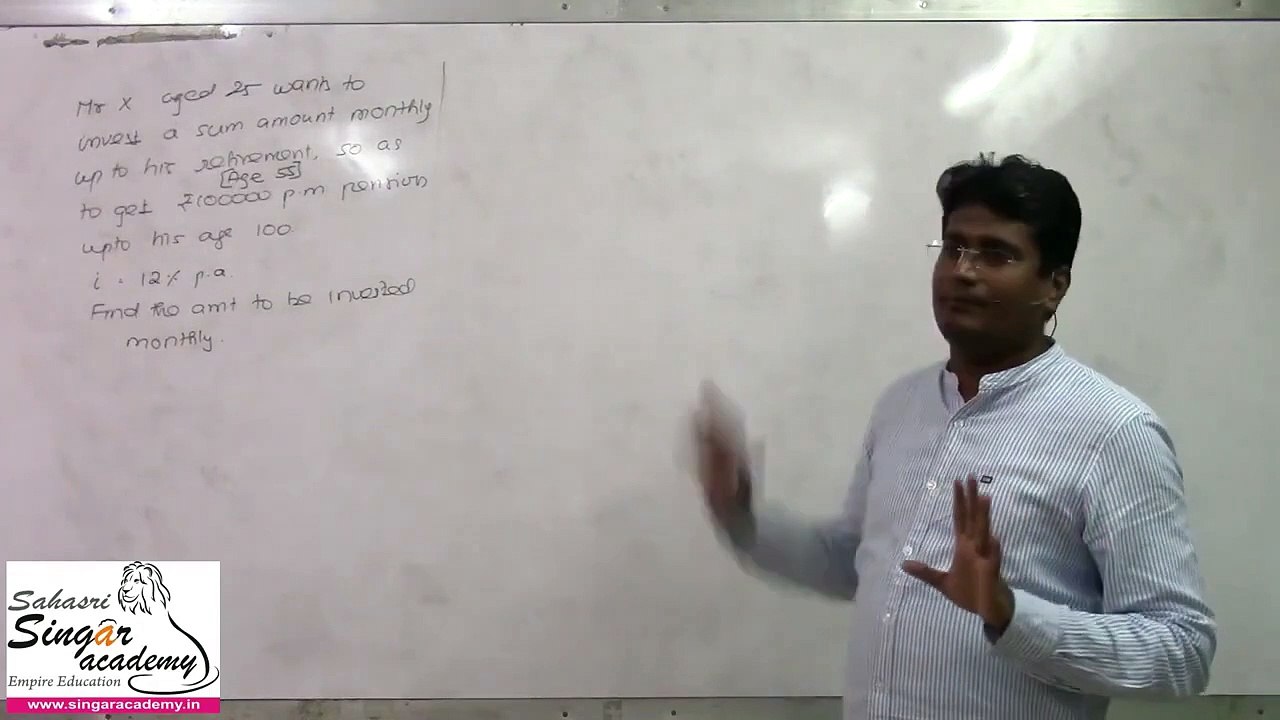 Financial Plan for Retirement Pension Calculation