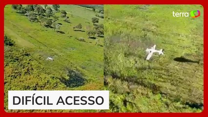Avião cai em área de difícil acesso no Pantanal; três pessoas são resgatadas