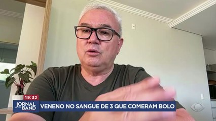 Exames confirmam veneno em sangue de três que comeram bolo